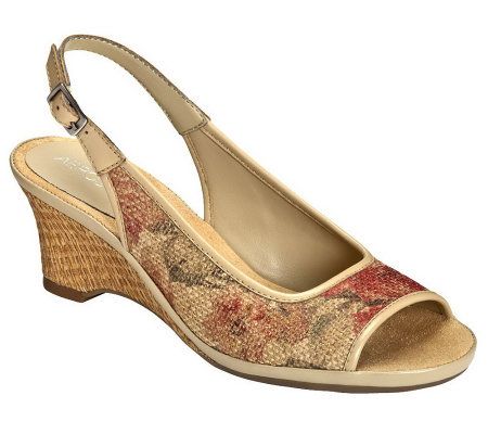 Aerosoles Dozen Roses Open-Toe Slingback Sandals - A314696