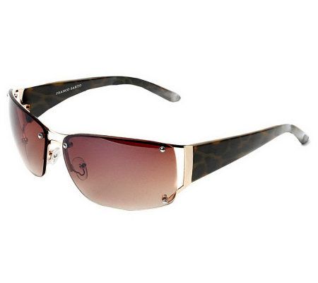 Franco Sarto Rimless w/ Plastic Temples Sunglasses - A318096