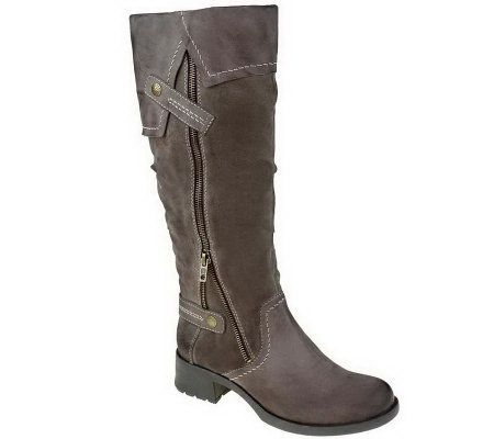 Earth Sycamore Tall Leather Boots - A325896