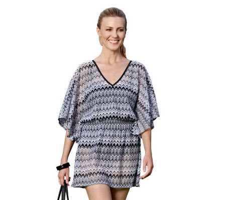 Dotti DreamWeaver Cover-Up Dress with Flutter Sleeves - A327196