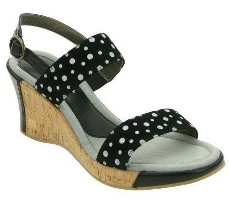 David Tate Rome Wedge Sandals - A328596