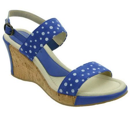David Tate Rome Wedge Sandals - A328596