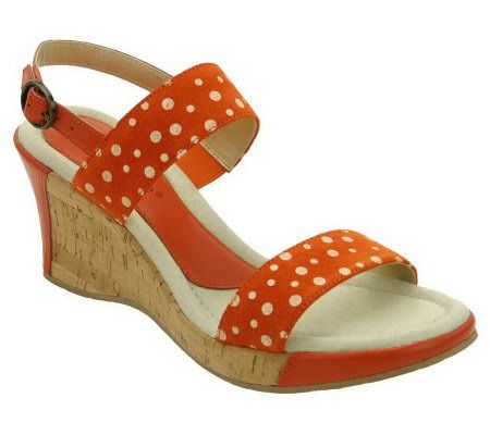 David Tate Rome Wedge Sandals - A328596