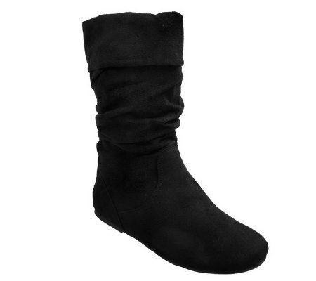 Glaze by Adi Womens Slouchy Microsuede Boots - A193997
