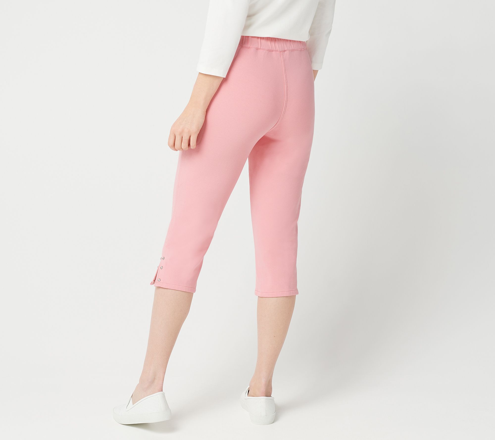 Quacker Factory DreamJeannes Capris w/ Rhinestone Detail