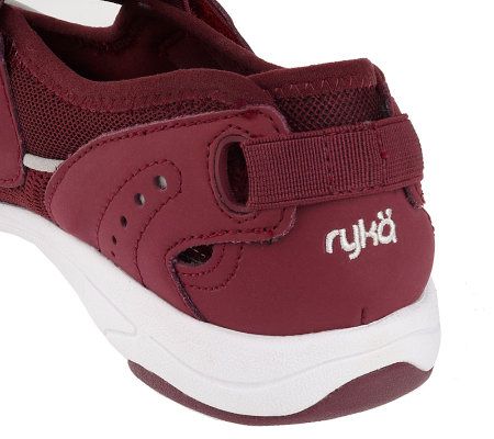 Ryka Leather & Mesh Athleisure Mary Janes