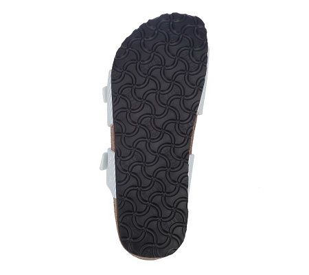 Birki's Aziza Double Strap Sandals with Colored Footbed