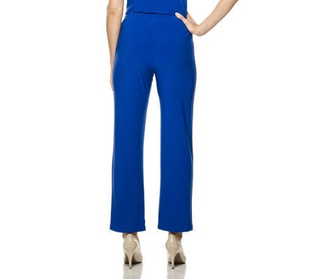 EffortlessStyle by Citiknits 3 Piece Jacket Sleeveless Top and Pants Set