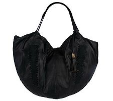 K-DASH by Kardashian Soft Lamb Leather Shoulder Bag