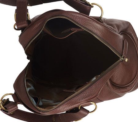 Luxe Rachel Zoe Boylston Leather Bowling Bag