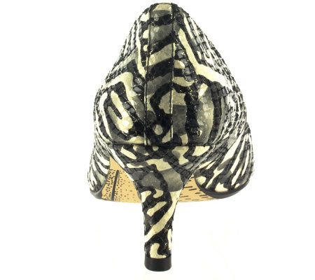 Bella Vita Wow Printed Leather Pumps