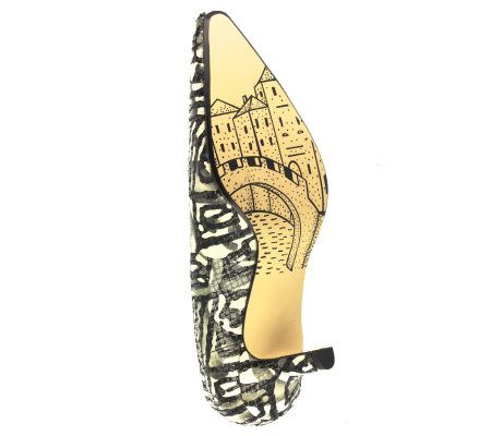 Bella Vita Wow Printed Leather Pumps