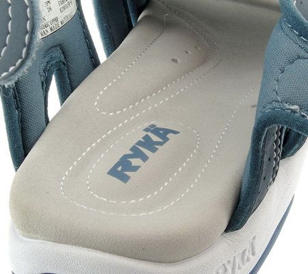 Ryka Lightweight Fisherman Sandals with Hook&Loop Strap