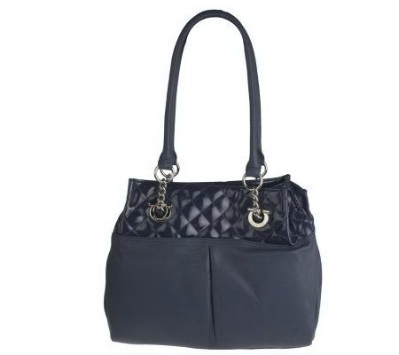 Tignanello Glove Leather Quilted North/South Tote - A216799