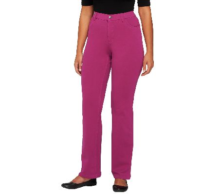 Denim & Co. How Comfy Regular Boot Cut Knit Jeans - A220699