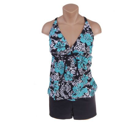 Ocean Dream Signature Calypso Dance X-Back Tankini with Short