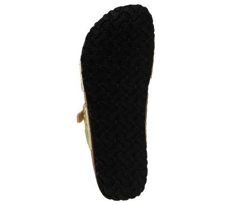 Birkis Moorea Soft Footbed Embossed Cutout Sandals