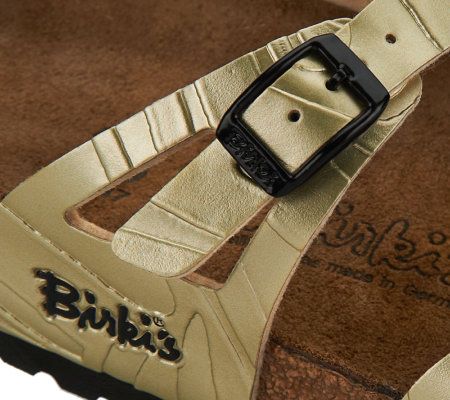 Birkis Moorea Soft Footbed Embossed Cutout Sandals