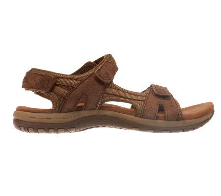 Earth Origins Swift Suede Sandals with Adj. Straps