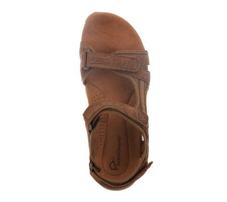 Earth Origins Swift Suede Sandals with Adj. Straps