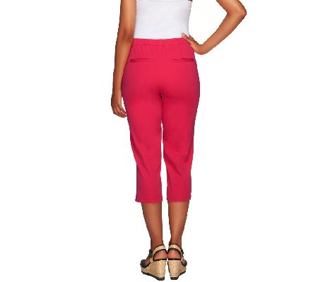 Isaac Mizrahi Live! Icon Grace 24/7 Stretch Capri Pants