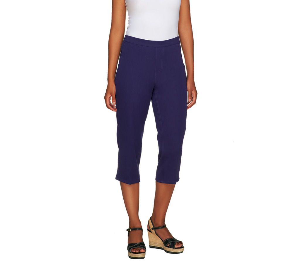 Isaac Mizrahi Live! Icon Grace 24/7 Stretch Capri Pants - A231999