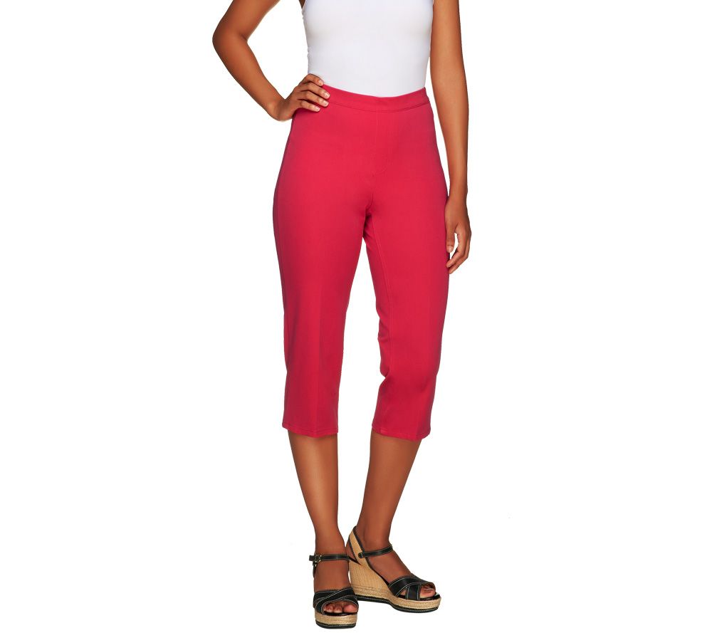 Isaac Mizrahi Live! Icon Grace 24/7 Stretch Capri Pants - A231999