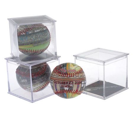 Set of 3 World Series Stadium Baseballs - C28538