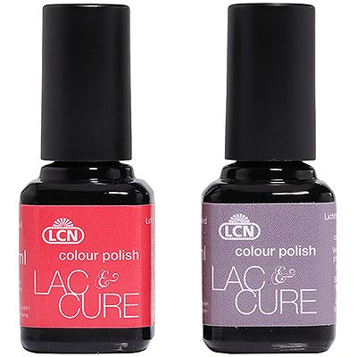 LCN Lac&Cure UV-Lacke koralle & taupe je 8ml