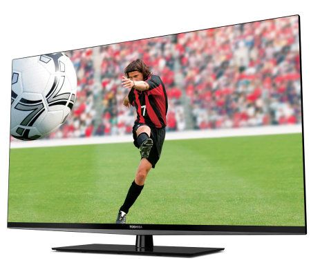 Toshiba 55 Diag 1080p 120Hz Edge LED 3D Smart HDTV with 3D Glasses - E223803