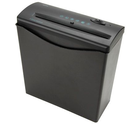 Royal 6-Sheet Strip-Cut Shredder with Basket - E203504