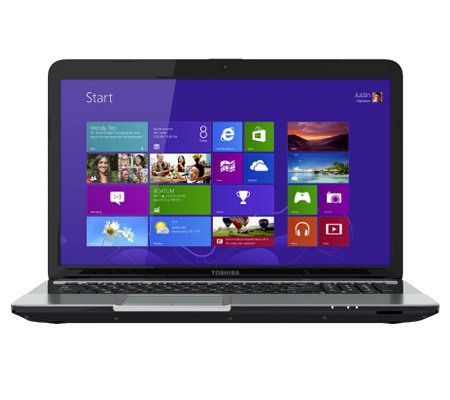 Toshiba 17.3 Notebook AMD Quad Core 6GB RAM, 750GB HD - E267004