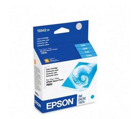Epson T054220 Cyan UltraChrome Hi-Gloss Ink Cartridge - E207305