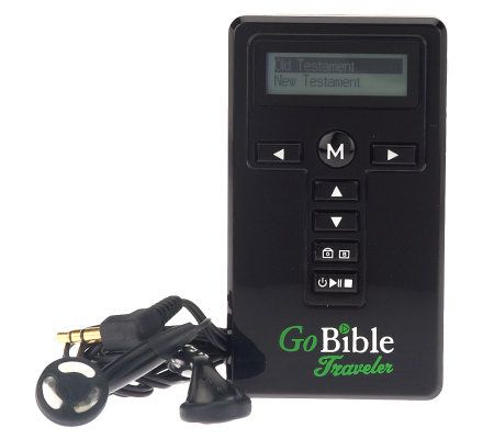 GoBible Traveler King James Audio Bible & Earphones - E223105