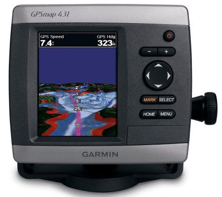 Garmin GPSMAP431 Compact Chartplotter with US Inland Lake Maps - E217106