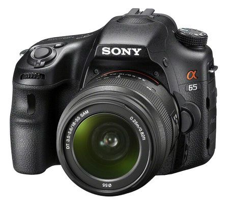 Sony 24.3MP DSLR Camera w/ 18-55mm Lens &Software - E265808