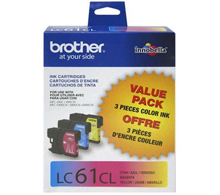 Brother Standard Yield Color Ink Cartridges - 3Pack - E213209