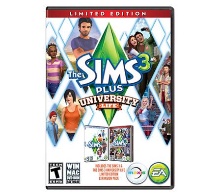 Sims 3 Plus University Life - Windows - E268109