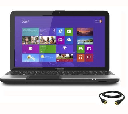 Toshiba 15.6 Windows 8 Laptop 6GB RAM, 500GB HD & Bonus HDMI - E265710