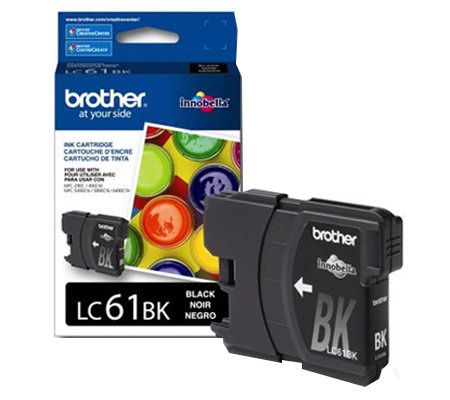 Brother LC61BK Innobella Standard Yield Black Ink Cartridge - E213211