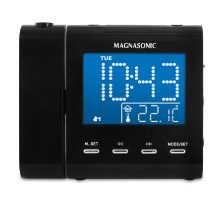 Magnasonic Auto Time Set Clock Radio - E221911