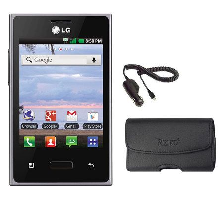 LG Optimus Extreme Net10 Smartphone with Accessories - E267613