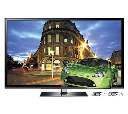 Samsung 51 Diag. 720p Plasma 3D Ready HDTV w/two 3D Glasses - E257816