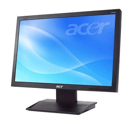 Acer 19 Diagonal LCD Monitor - Black - E255718
