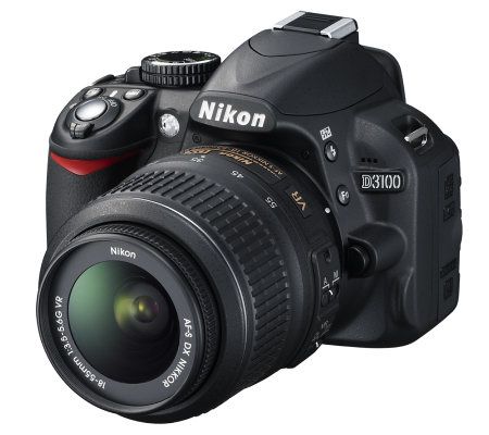 Nikon D3100 18-55mm Lens DSLR Bundle with Software - E263919