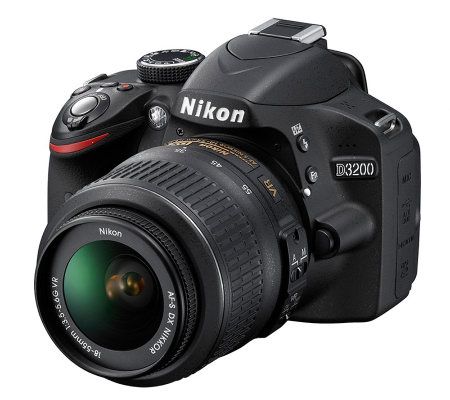 Nikon D3200 18-55mm Lens DSLR Bundle with Accessories - E263921