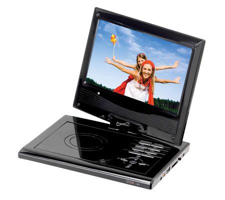 SuperSonic SC-178DVD 7 Portable DVD Player w/Swivel Display - E253322