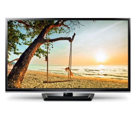 LG 50 Diag. 1080p Full HD 600Hz Plasma TV with 6ft HDMI Cable - E222823