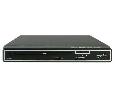 SuperSonic 2.0 Channel DVD Player with USB Port/SD Card Slot - E253324
