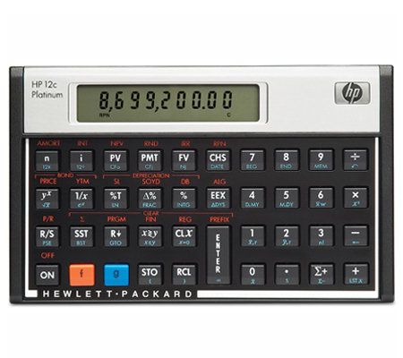 HP 12C Platinum Financial Calculator - E213525